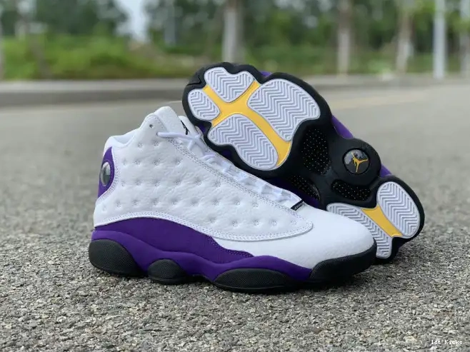 1st Kicks Shoes 13 Lakers Air Jordan 414571-105 0619